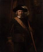 REMBRANDT Harmenszoon van Rijn Portrait of Floris soop as a Standard-Bearer (mk33) china oil painting artist